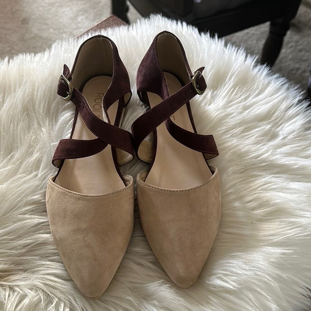 ROOLEE | Bridgton Cross Straps Flats Size 38